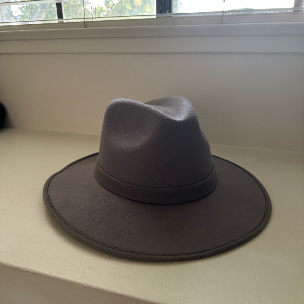 Gray Fedora Hat - image 1